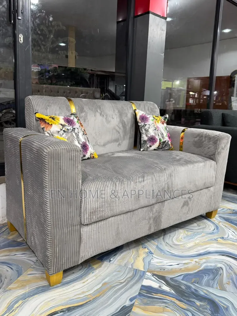 Sofa Ya Watu Wawili Color Grey