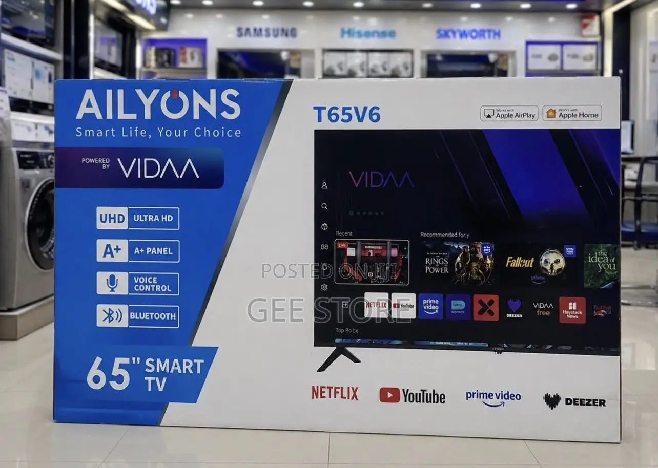 Ailyonis Vidaa Inch 65 Smart Frameless T65V6