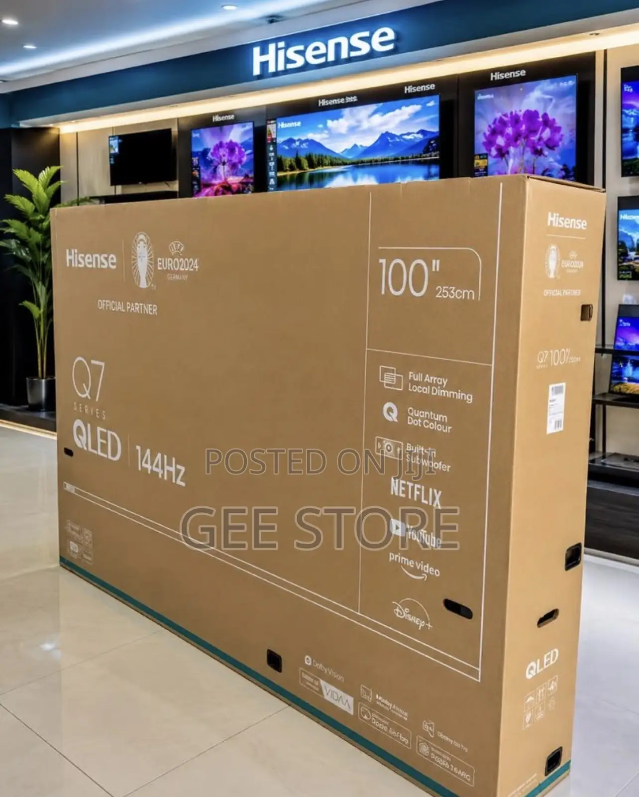 Hisense Qled TV Inch 100 Model 100q7q