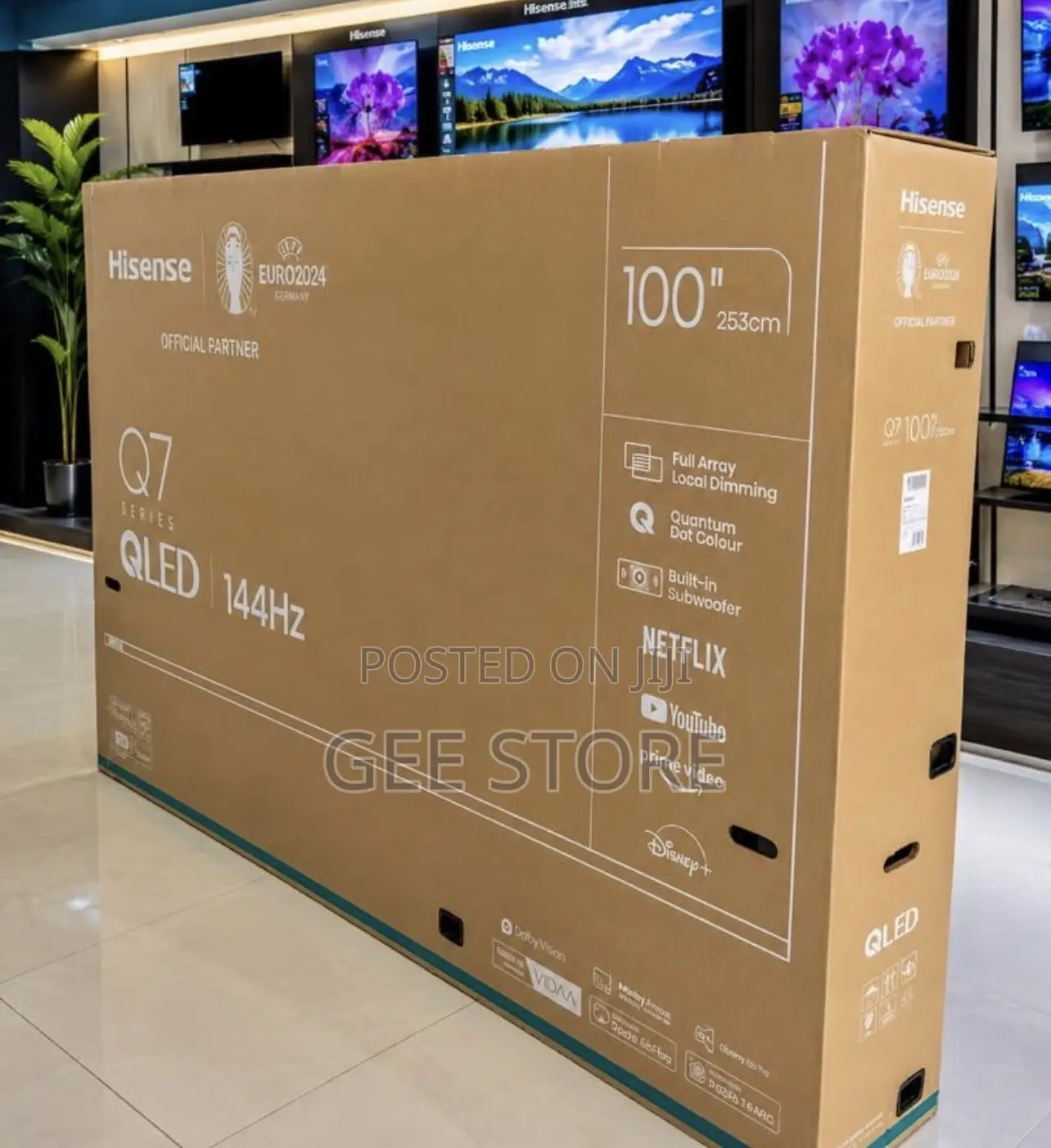 Hisense Qled TV Inch 100 Model 100q7q