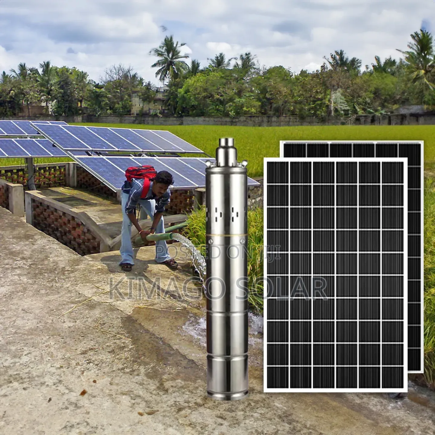 Inbuilt Solar Pump 0.5hp Zinapatikana Leo Mikoani Tunatuma
