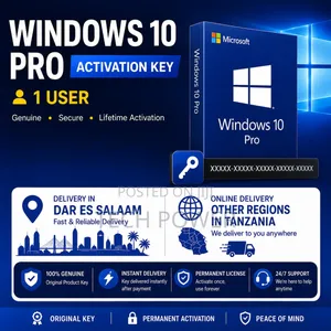 Windows 10 Pro Genuine License Key – Lifetime Activation | 1 PC