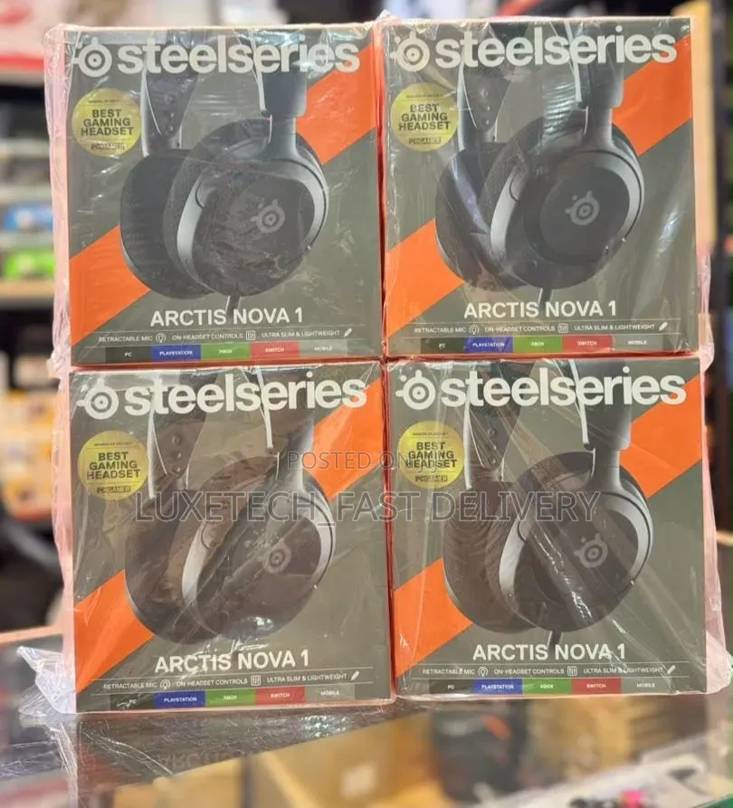 SteelSeries Arctis Nova 1 Wired Gaming Headset – 360° Spatial Audio