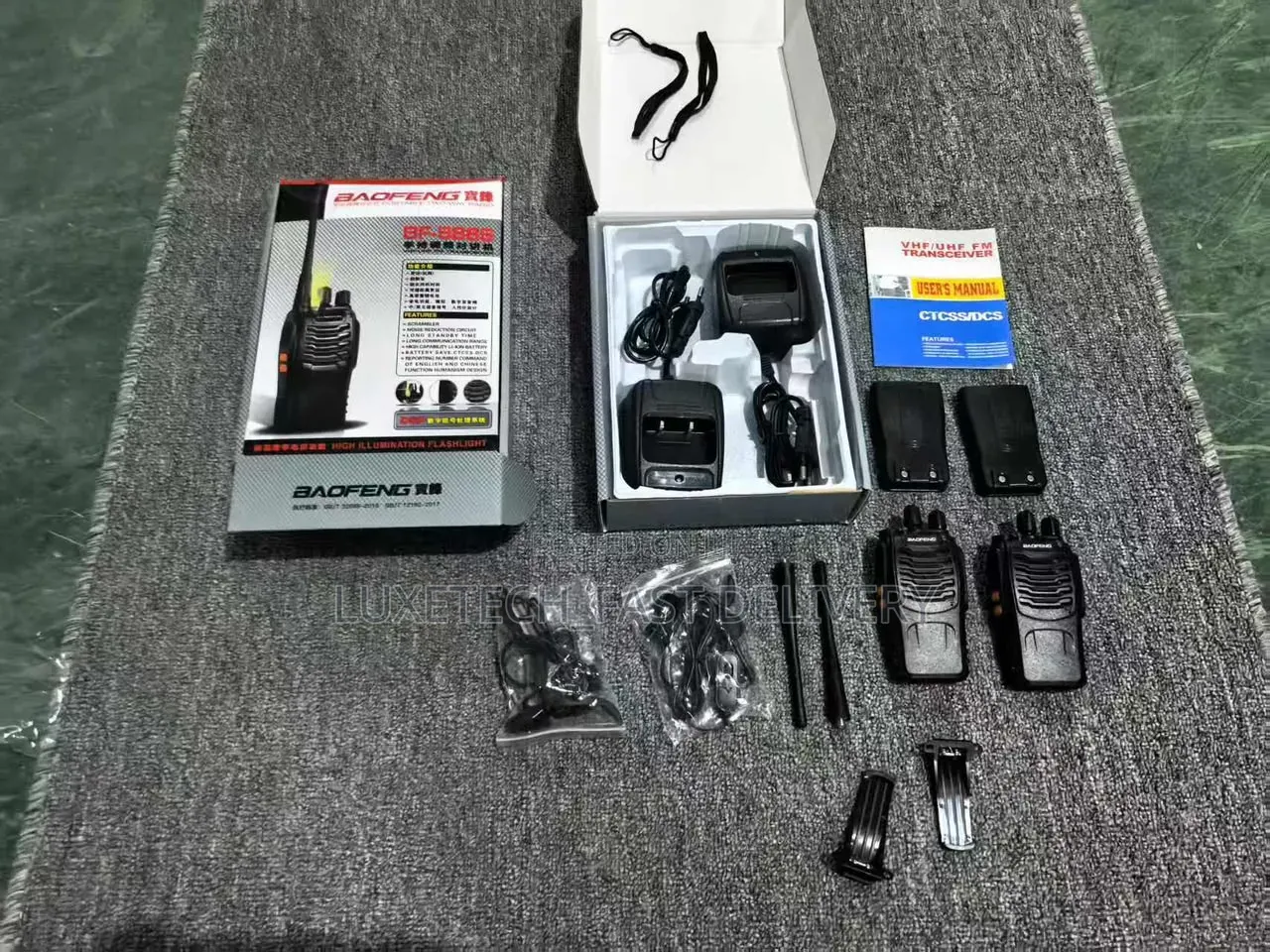 Baofeng BF-888S Handheld Two-Way Radio – UHF 16 Channel Walkie Talkie