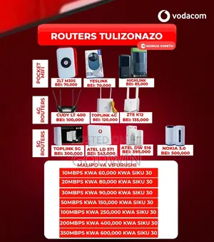 Vodacom Pocket WiFi, Ikiwa Na Ofa Ya Mwezi Mmoja Bure