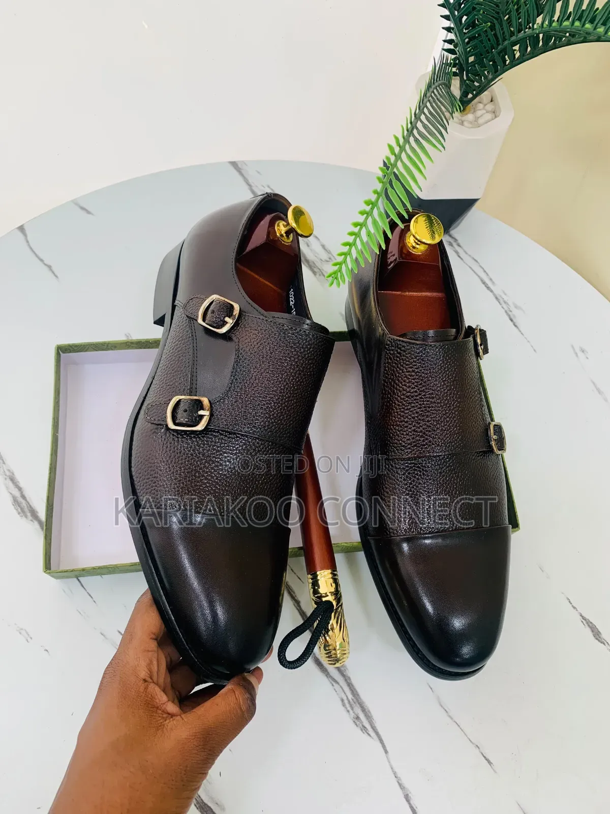 Quality Leather Coffee Shoes