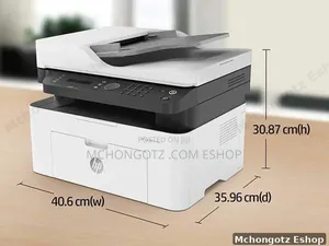 HP LaserJet 137fnw All-in-One Wireless Printer – Print, Scan, Copy,