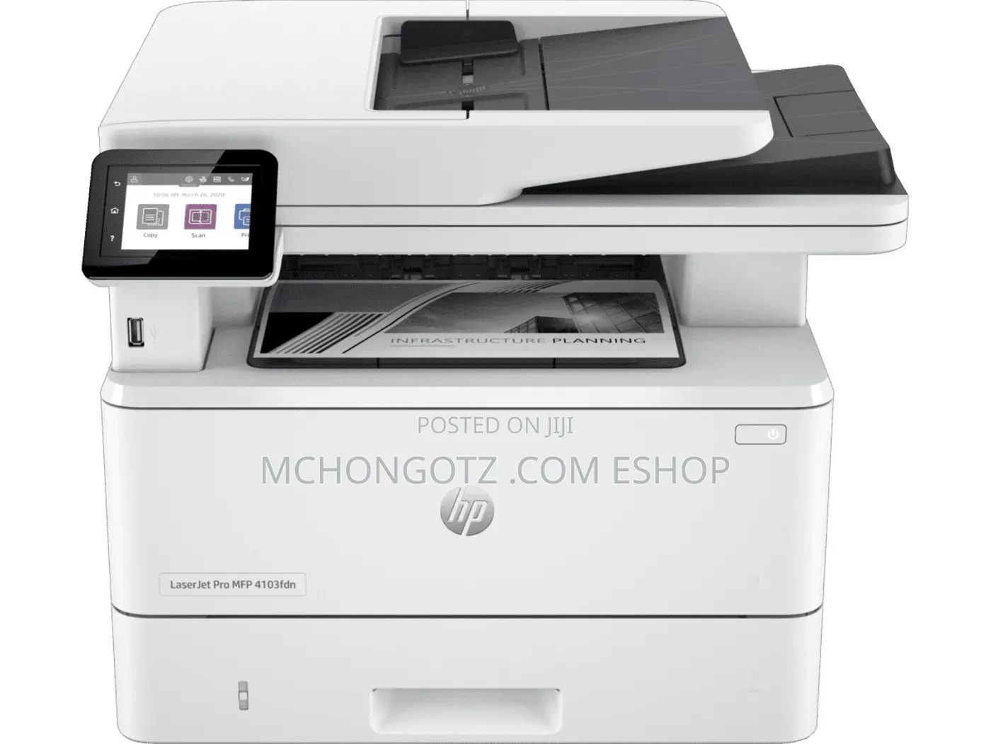 HP LaserJet Pro 4103fdn All-in-One Duplex Printer – Print, Scan, Copy