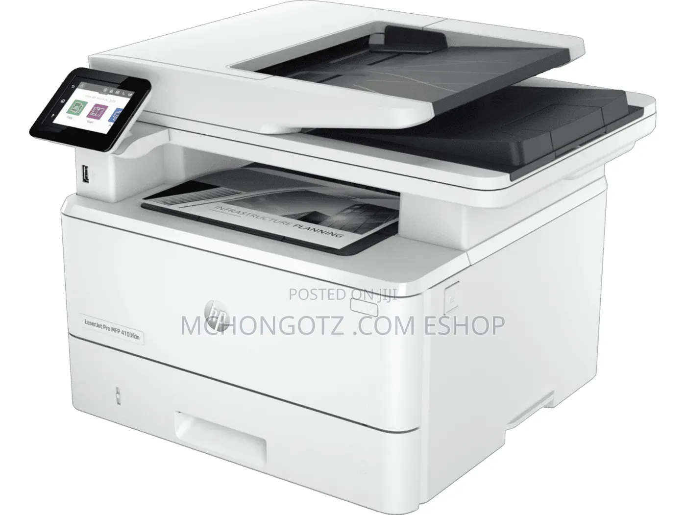 HP LaserJet Pro 4103fdn All-in-One Duplex Printer – Print, Scan, Copy