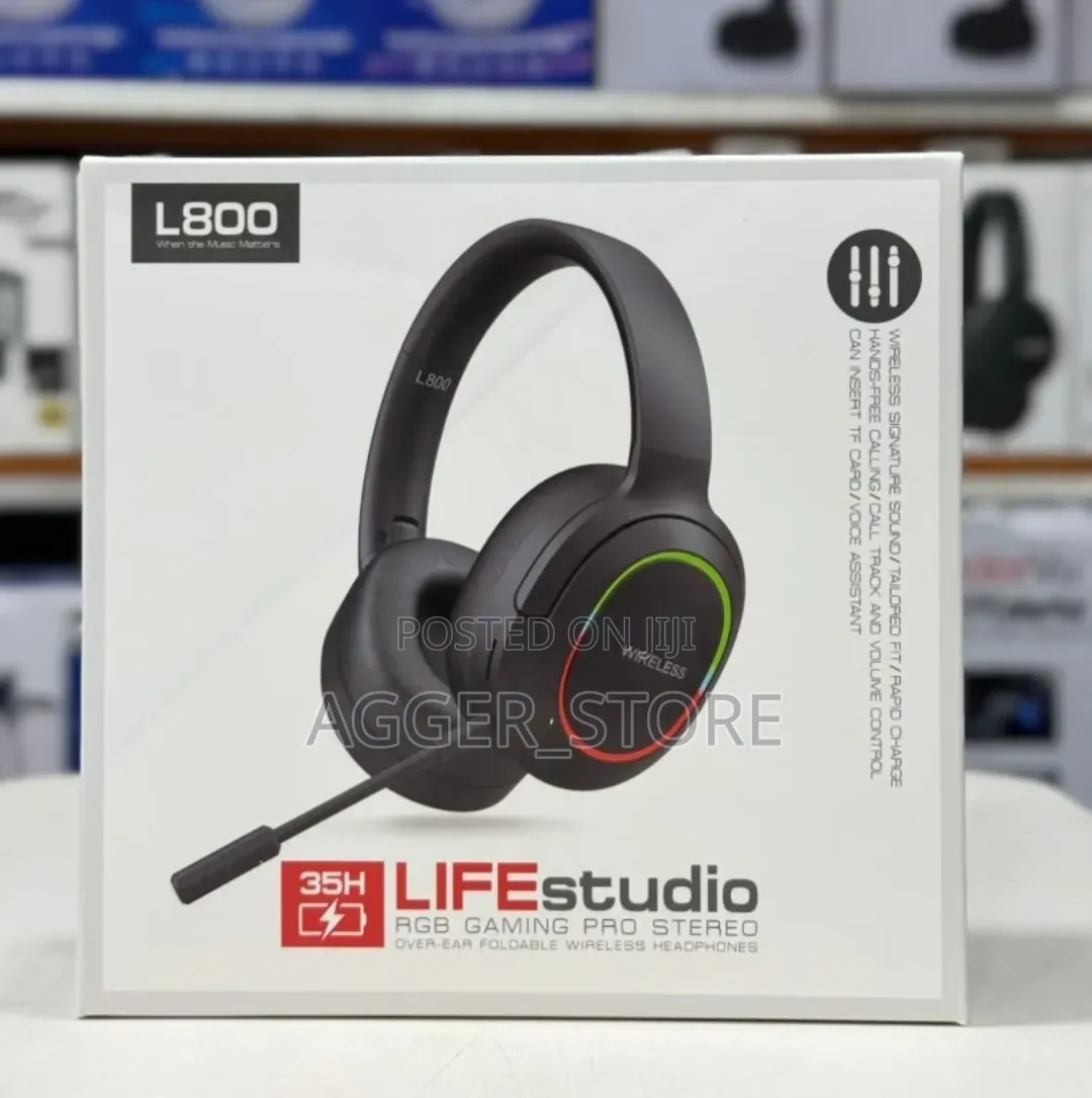 Life Studio L800 Is an Over-Ear RGB Gaming Pro Stereo Headset