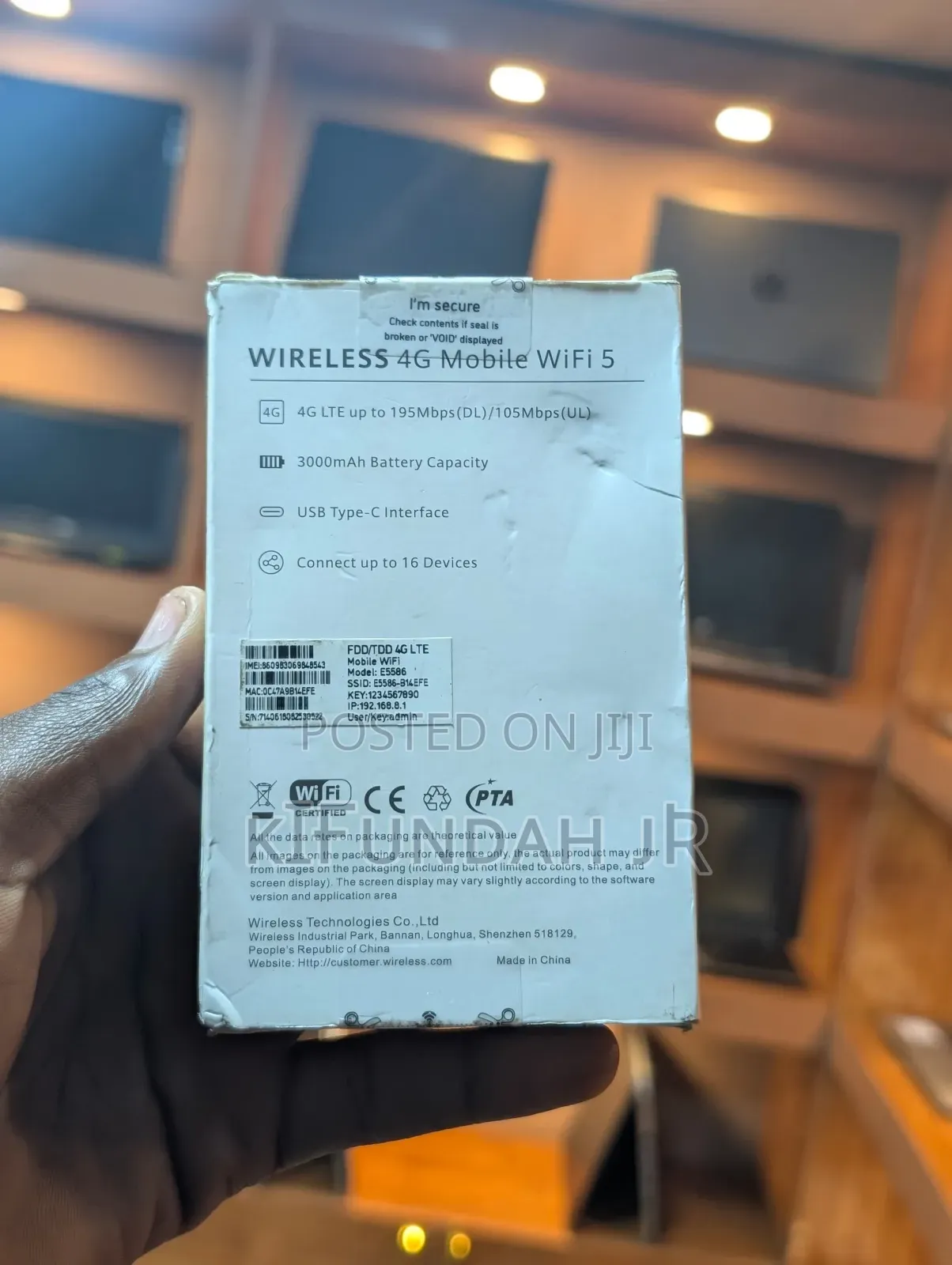 Wireless 4g Mobile Wi-Fi 5
