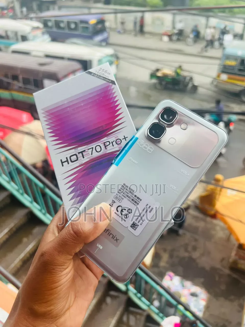 New Infinix Hot 70 Pro 5G+ 256 GB Silver