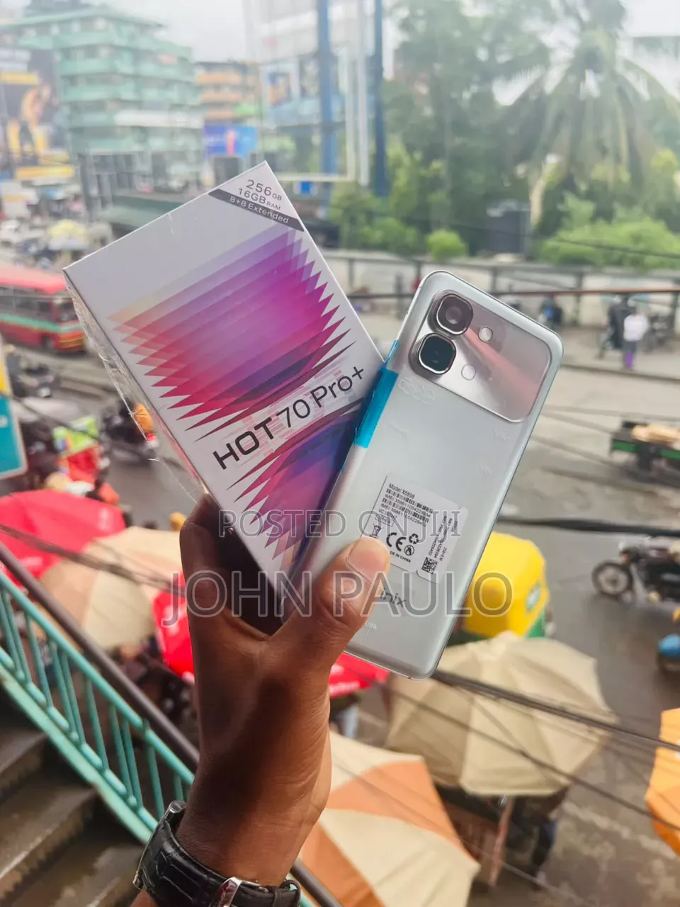 New Infinix Hot 70 Pro 5G+ 256 GB Silver