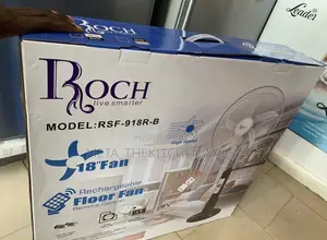 Roch Rechargeable Standing Fan 18-Inch (Model RSF-918RH-B)
