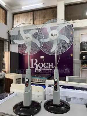 Roch Rechargeable Standing Fan 18-Inch (Model RSF-918RH-B)