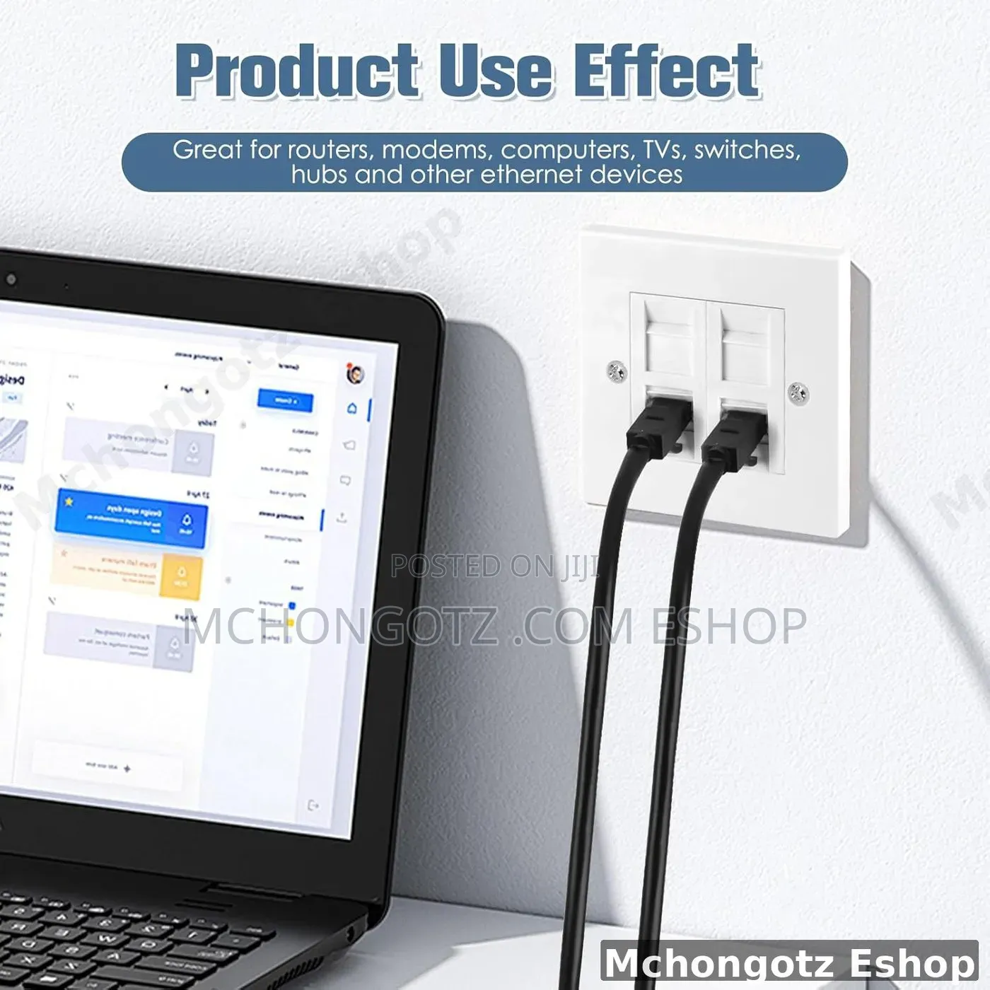 Networking ·Generic / Premium Cable 2 Port RJ45 Cat6 Etherne