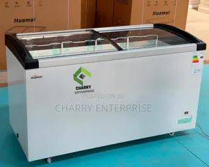 Commercial Huamei Showcase Freezer 390L Bucket 4 Supermarkets Butchers
