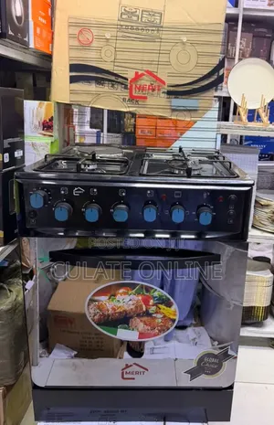 Merit 4 Plates Stove With Oven