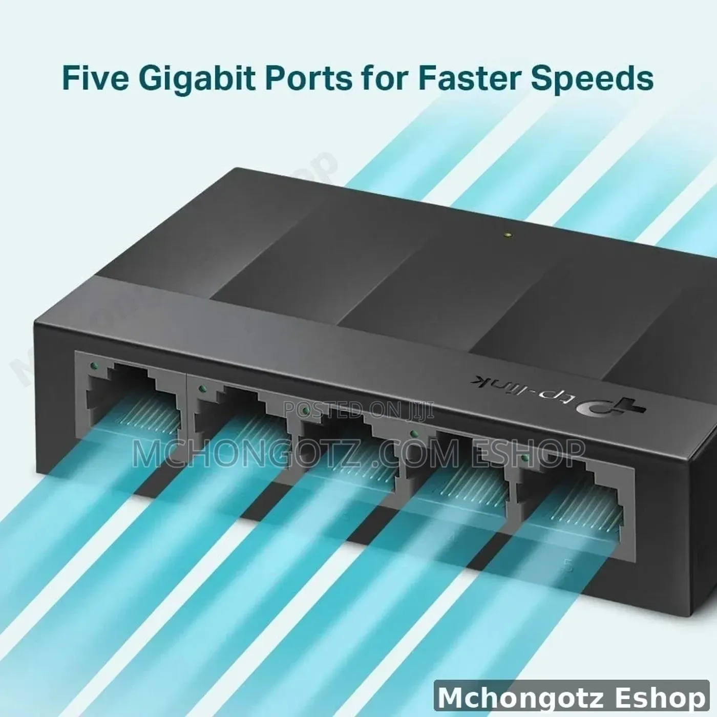 TP-Link 5-Port Gigabit Desktop Switch (LS1005, 10 – 100Mbps)