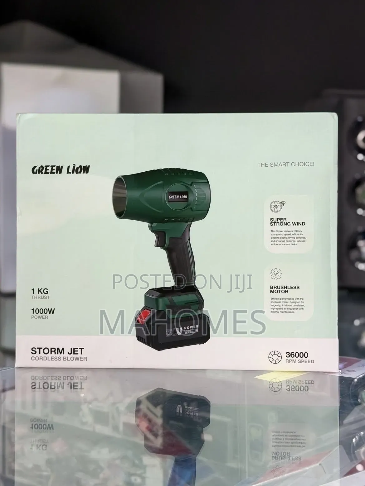 Green Lion Storm Jet Cordless Blower