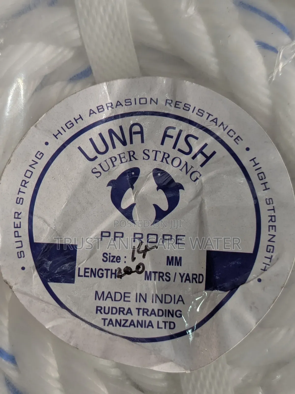 Luna Fish Kamba Za Manila Ngumu (Strong Rope 14mm) Mita 200