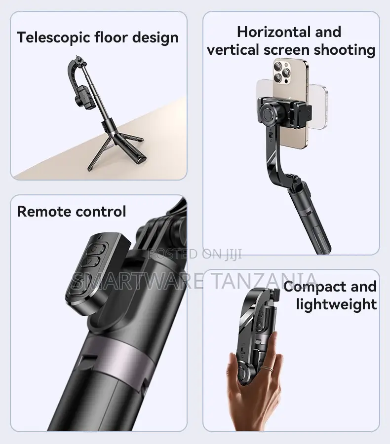 Yesido Gimbal Stabilizer for Smartphones, 3-Axis, iOS Android