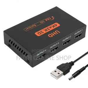 HDMI 1×4 Splitter – Ultra HD HDMI Distribution Amplifier