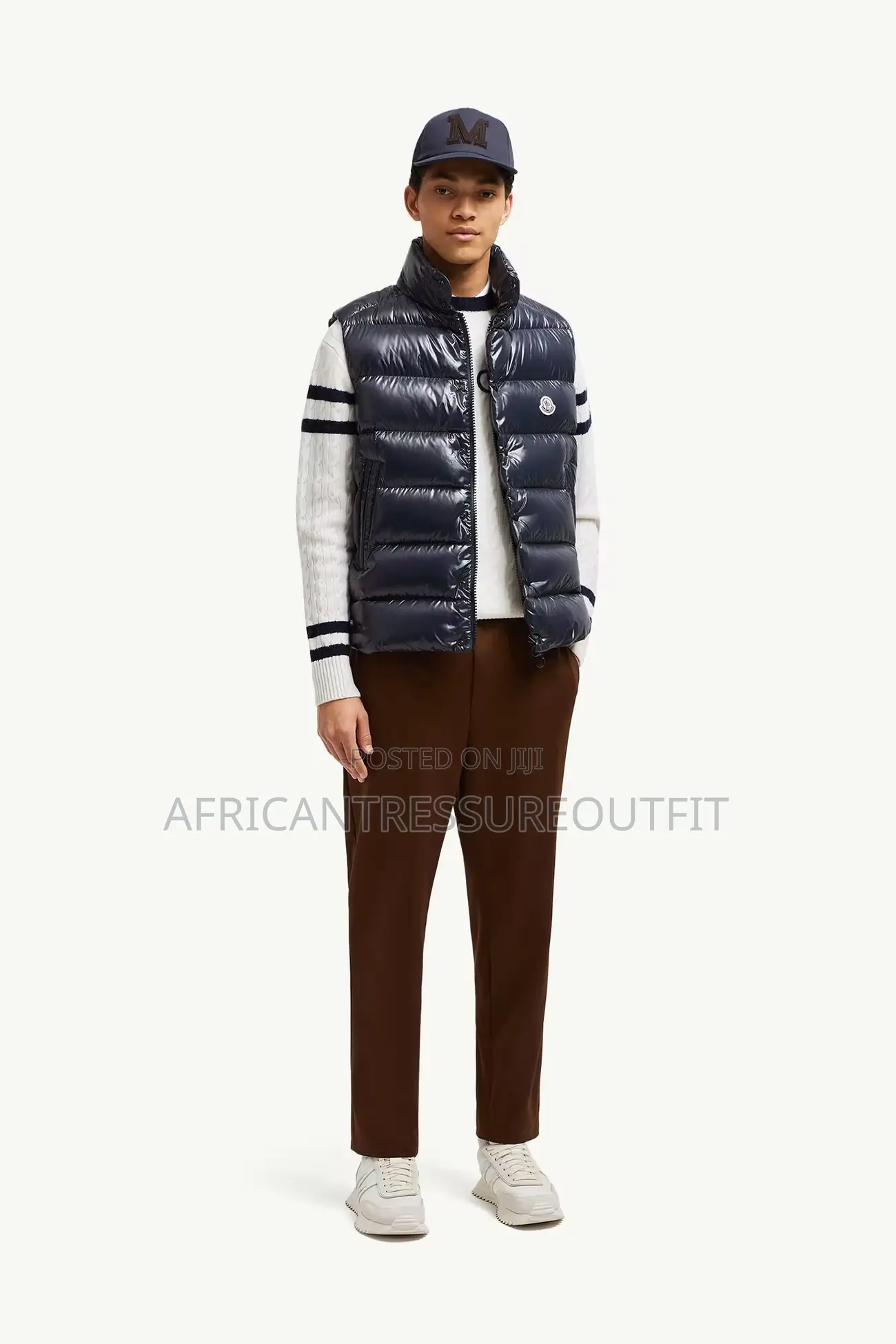 Moncler Navy Blue Tibb Down Gilet - Vests for Men | Moncler AU
