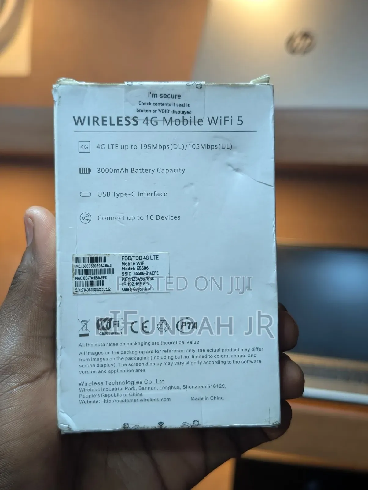 Huawei 4g Lte Mobile Wi-Fi Router