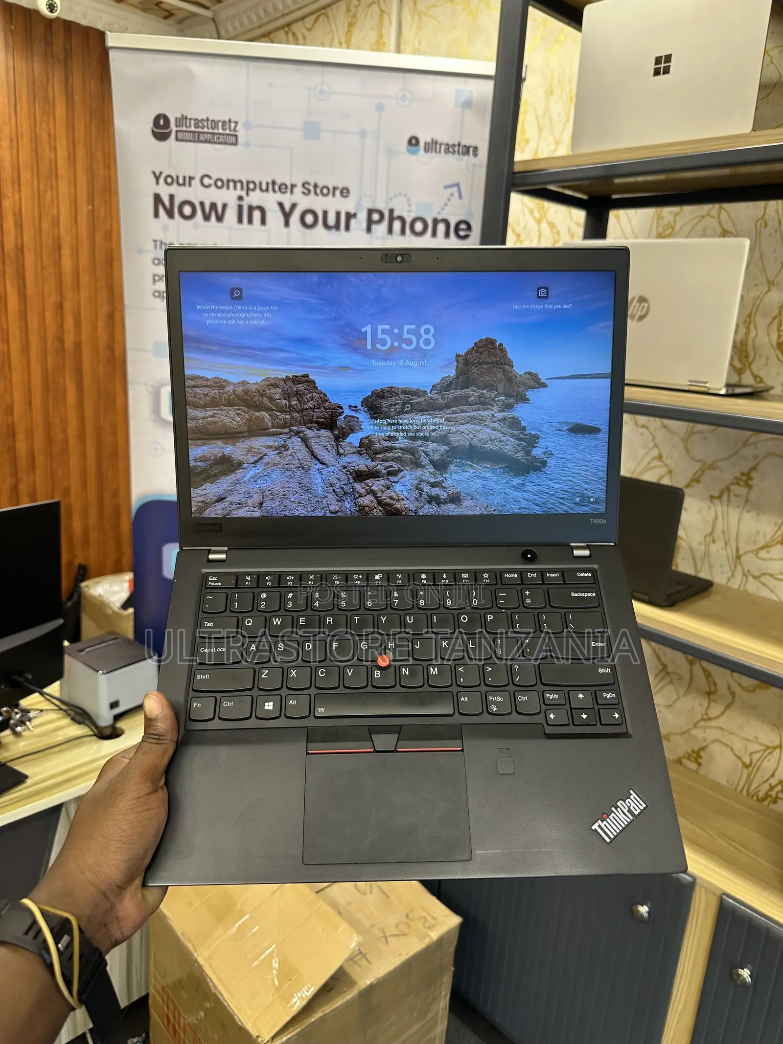 Laptop Lenovo ThinkPad T480s 16GB Intel Core i7 SSD 512GB