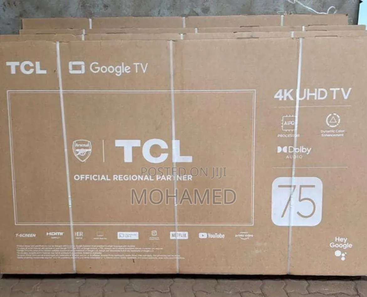  TCL 75” Google Smart TV 