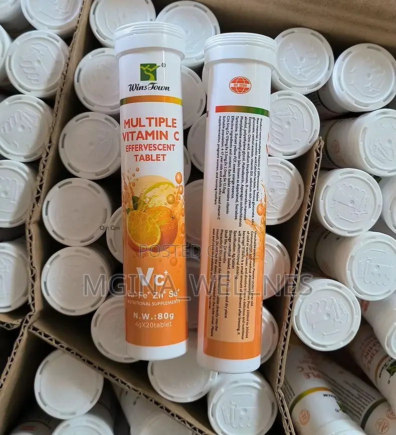 Multiple Vitamin C Effervescent Tablets (80g / 20 Tablets)