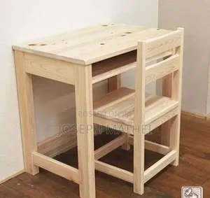 Meza Nzuri Simple Ya Kusomea Na Kiti