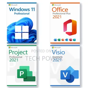 Microsoft Windows 11 Pro + Office Pro + Visio + Project 2021Activation