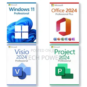 Windows 11 Pro + Office Pro + Visio + Project 2024 – Installation