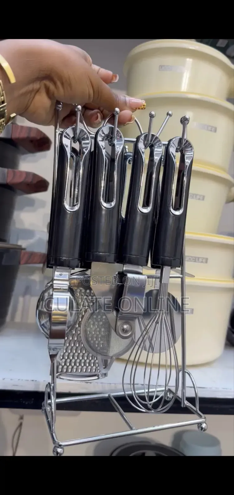 7pcs Stainless Steel Kitchenware Set