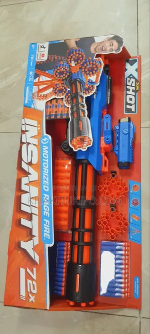 X-Shot Kidds Gun Motorized Rage Fire Insanity 72×