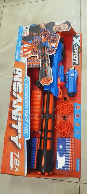 X-Shot Kidds Gun Motorized Rage Fire Insanity 72×