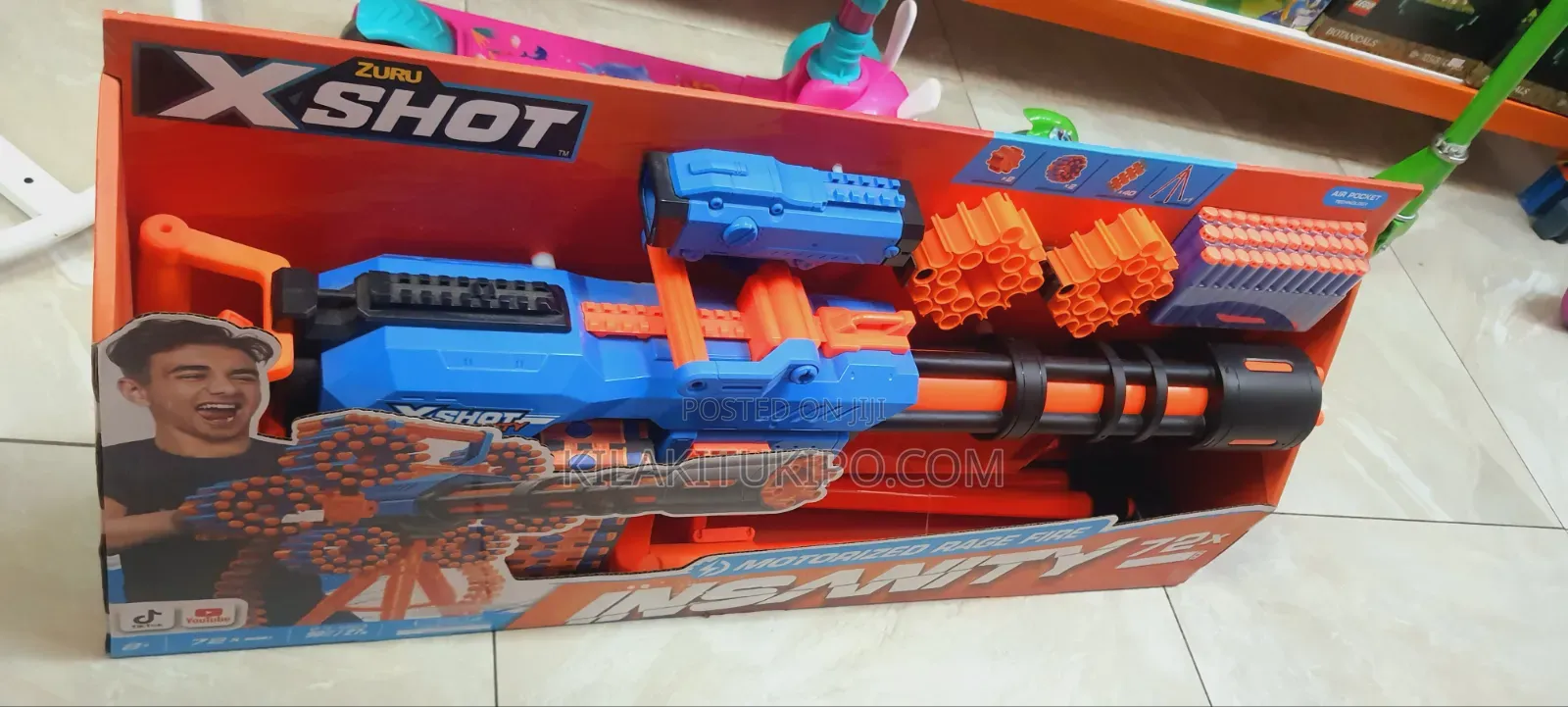 X-Shot Kidds Gun Motorized Rage Fire Insanity 72×