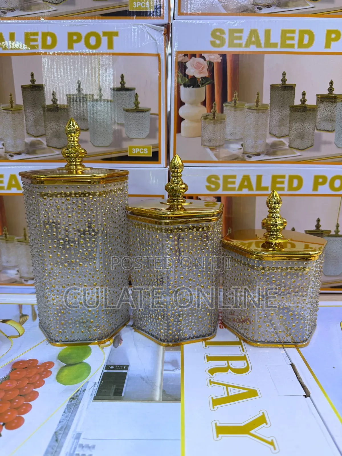 3pcs Airtight Plastic Containers