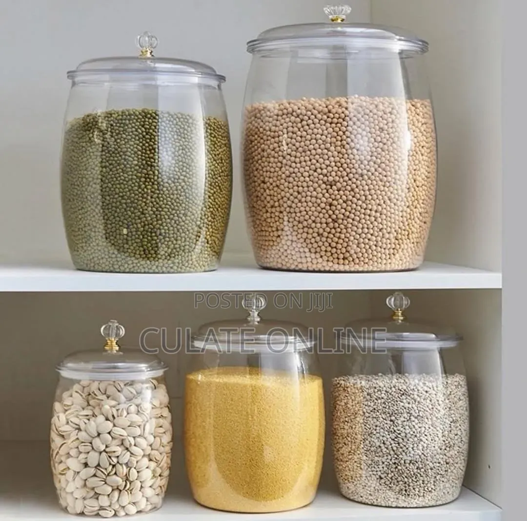 5pcs Airtight Big Plastic Containers