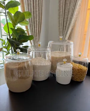 5pcs Airtight Big Plastic Containers