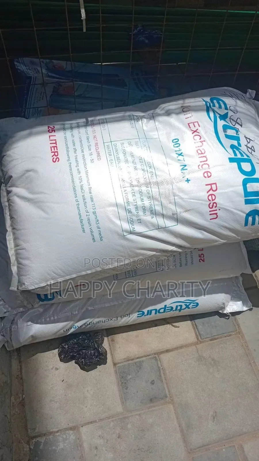 Resin for Water Treatment Plant