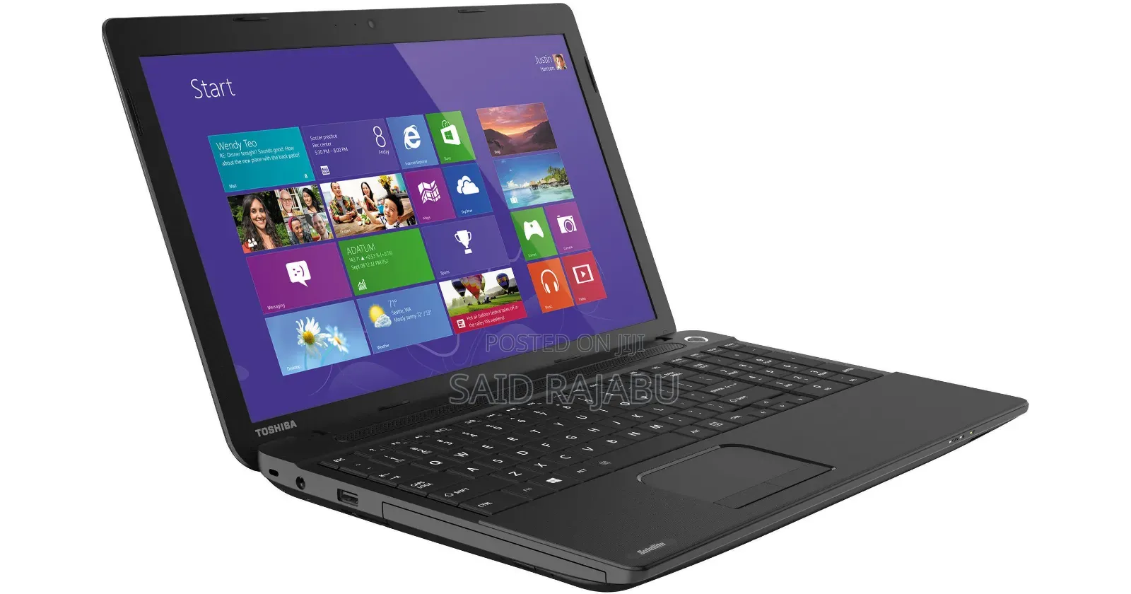 Laptop Toshiba A50 8GB Intel Core i7 HDD 500GB