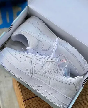 Nike AirForce FullBox OG Pure Leather White