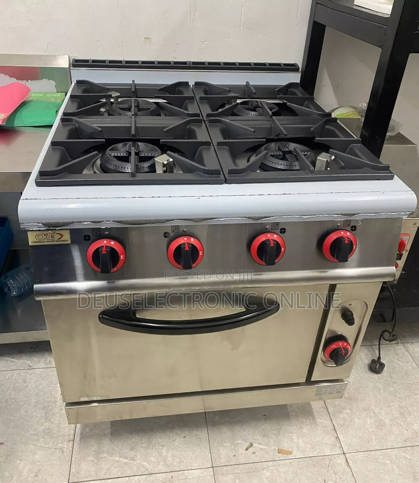 *4 Burners Range Cooker - Gas* Full Gas - Oven Stoves