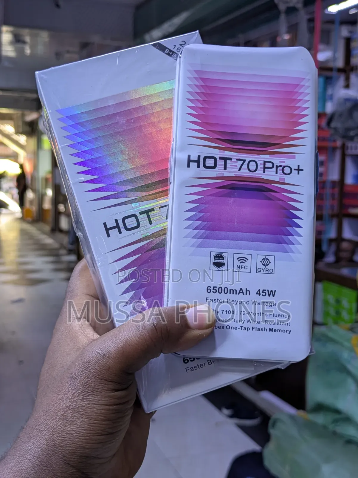 New Infinix Hot 70 Pro 5G+ 256 GB Silver