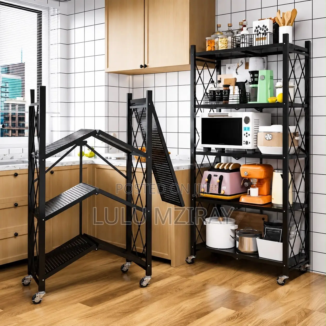 Multipurpose Folding Shelves
