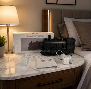 Retro Train Air Humidifier Ultrasonic Essential Oil