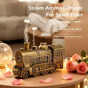Retro Train Air Humidifier Ultrasonic Essential Oil